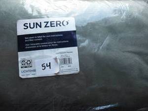 lot 54 image: Sun Zero Barrow Energy Efficient Grommet Curtain Single Panel, 50 x 96, Sage Green