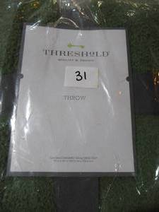lot 31 image: Threshold Throw-Green
