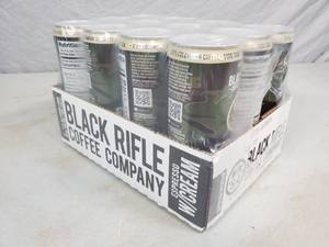 lot 57 image: New Case of 12 Cans Black Rifle Coffee Espresso with Cream