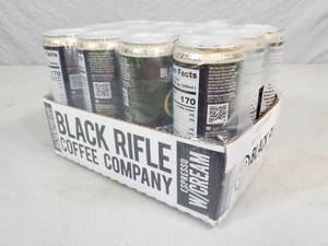 lot 58 image: New Case of 12 Cans Black Rifle Coffee Espresso with Cream