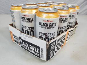 lot 60 image: New Case of 12 Cans Black Rifle Coffee Caramel Vanilla