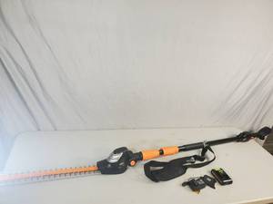 lot 14 image: New Scotts Cordless Lithium Ion Pole Saw Hedge Trimmer