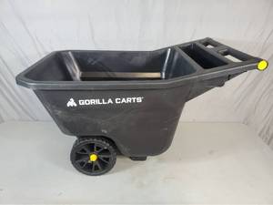 lot 19 image: Gorilla 5 cubic ft Poly Yard Cart