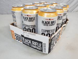 lot 62 image: New Case of 12 Cans Black Rifle Coffee Caramel Vanilla