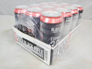 lot 65 image: New Case of 12 Cans Black Rifle Coffee Rich Mocha