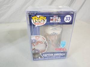 lot 78 image: New Funko Pops Marvel Captain America