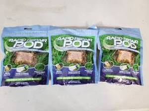 lot 88 image: 3 New Packs of Rapid Repair Pods Lawn Spot Repair