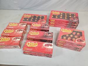lot 103 image: Large Lot of Cellas Chocolate Covered Charries