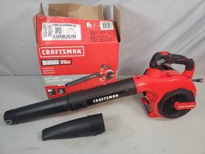 lot 109 image: Craftsman Gas Powered Lawn Blower