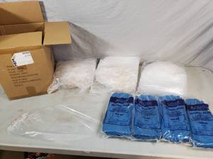lot 125 image: New Ansell Rubber Gloves, Poly Boot Covers