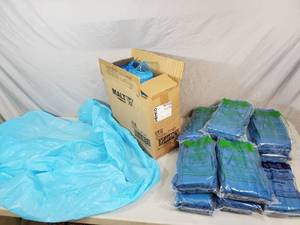 lot 126 image: New Ansell Rubber Gloves, Poly PPE Gowns