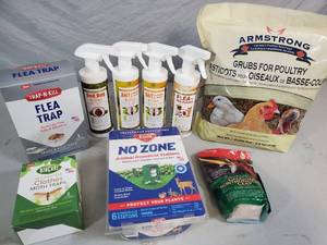lot 136 image: New Animal Repellent, Insect Killers, Poultry Food, and More