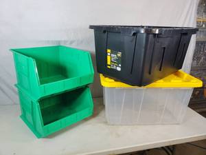 lot 171 image: Totes and Storage Bins