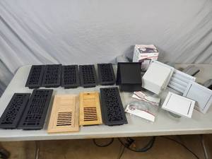 lot 172 image: Assorted New Dryer Exhaust Vents and Hvac Floor Vents
