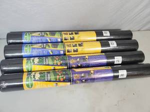 lot 187 image: 4 New Rolls of 3 ft X 100 ft Landscape Fabric