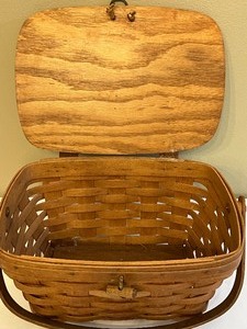 Beautiful Hand Painted Longaberger Signed by Several Longaberger Family Members