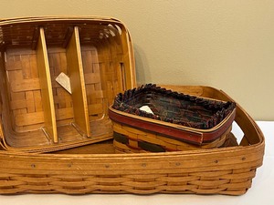 Three Longaberger Baskets