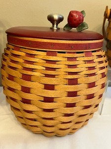 Longaberger Strawberry Basket, Longaberger Jingle Bell Basket and Longaberger Bayberry Basket
