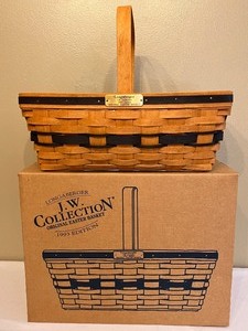 JW Collection Longaberger 1993 Edition Original Easter Basket with Box