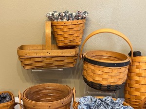 Lovely Grouping of 11 Longaberger Small and Miniature Baskets