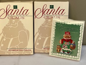 Five Longaberger Cookie Molds