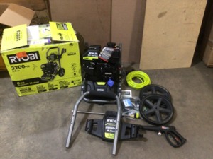 Ryobi 3200 PSI 2.3 GPM Gas Pressure Washer - Customer Return - Review all pictures