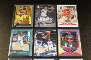 lot 11 image: 2020-21 Anthony Edwards Rookie Card Lot  9 Different Rookie Cards