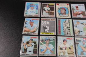 lot 50 image: 1970 Topps Baseball Card Lot  37 Cards