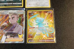 lot 79 image: 2021 Pokemon Celebrations Base Set Complete Set  25 Card Set (GOLD MEW)