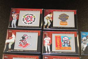 lot 109 image: 2010 Topps All Star Game Commemorative Patch Relic Lot  7 Cards
