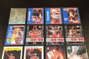 lot 112 image: Michael Jordan Basketball Card Lot #1  16 Different Cards