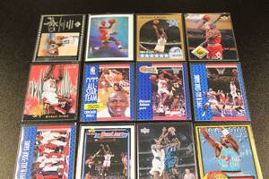 lot 115 image: Michael Jordan Basketball Card Lot #4  16 Different Cards