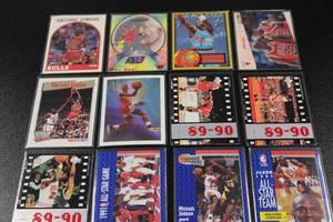 lot 116 image: Michael Jordan Basketball Card Lot #5  16 Different Cards