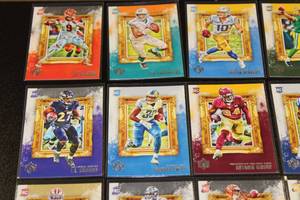lot 129 image: 2020 Chronicles Gridiron Kings Complete Rookie Card Set  40 Card Complete Set