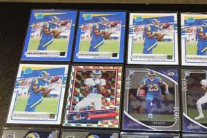 lot 227 image: 2020 Van Jefferson Football Rookie Card Lot  18 Rookie Cards