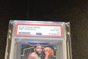 lot 268 image: 2019-20 Prizm Eric Paschall #279 Rookie Card PSA 10