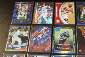 lot 272 image: Mixed Sports Serial Numbered Lot  12 Serial Numbered Cards