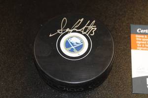 lot 331 image: Samson Reinhart Autograph Logo Puck
