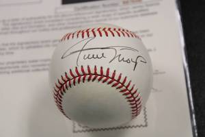 lot 339 image: Willie Mays Sweet Spot Autograph Baseball JSA LOA #BB78548