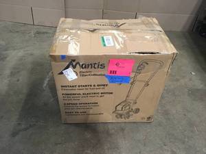 12 in. 9 Amp Corded Electric TillerCultivator with 3-Position Wheels by Mantis Customer Returns See Terms on Auction