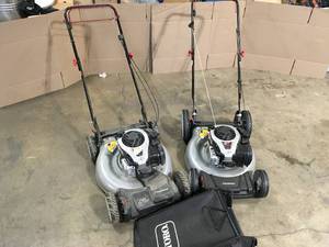 20 in. 125 cc Briggs & Stratton Walk Behind Gas Push Lawn Mower with 4 Wheel Height Adjustment and Prime N Pull Start by Murray Customer Returns See Terms on Auction