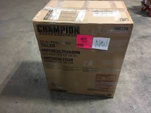 22 in. 212cc 4-Stroke Gas Garden Front Tine Tiller with Forward and Reverse by Champion Power Equipment Customer Returns See Terms on Auction