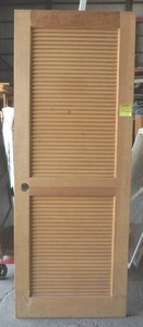 louvered door