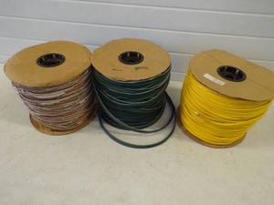 3 Rolls of High Quality Marine Grade Vinyl Welting 200 yards on each roll