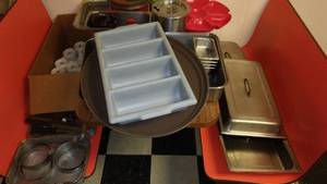 lot 343 image: Misc. Kitchen and Serving Items