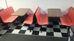 lot 351 image: (2) Units Of Booths 2 Tables 4 Benches