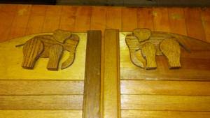 lot 356 image: Original Swinging Cafe Doors. Elephants