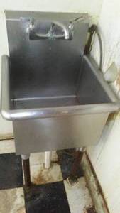 lot 364 image: Stainless Steel Utility Sink