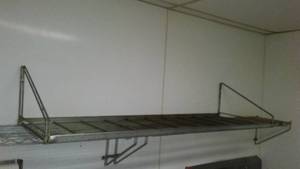 lot 370 image: 3 Metal Shelves.