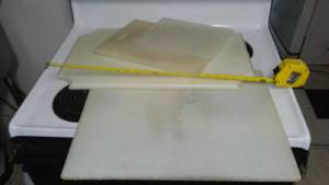 lot 371 image: 4 Acrylic Cutting Boards, Nice.